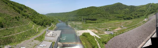 View from Chubetsu Dam